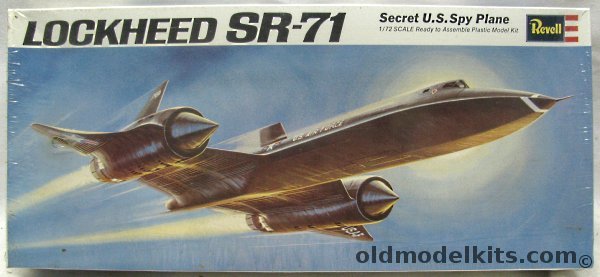 Revell 1/72 Lockheed SR-71 Spy Plane 'Blackbird', H212-225 plastic model kit